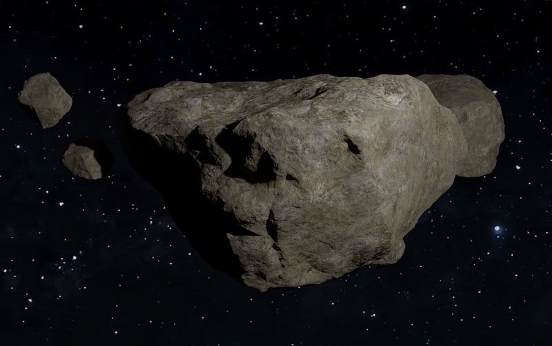 Meteorite close-up